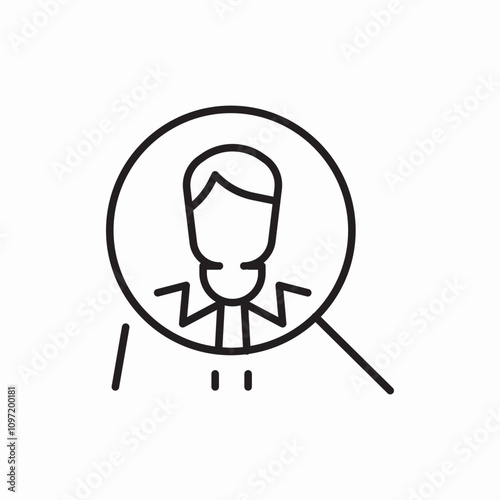 search human icon sign vector