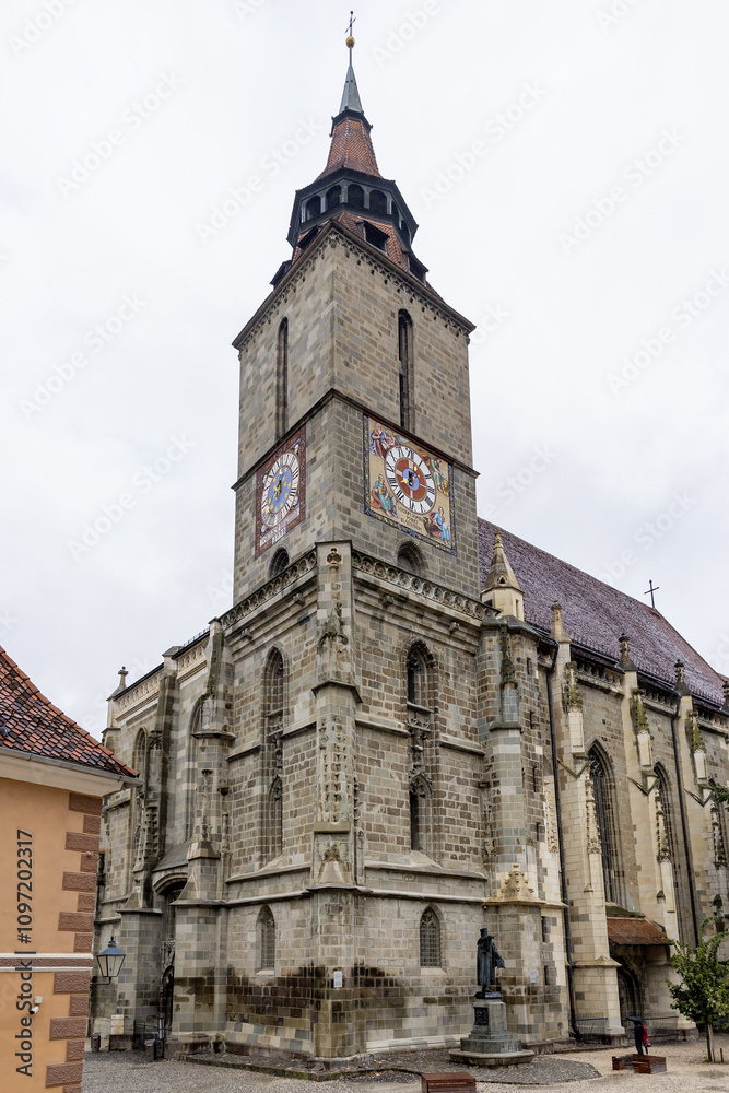 Romania. Brashov. The Black Church (St. Mary's Church). Romania. Brashov. The Black Church (St. Mary's Church).