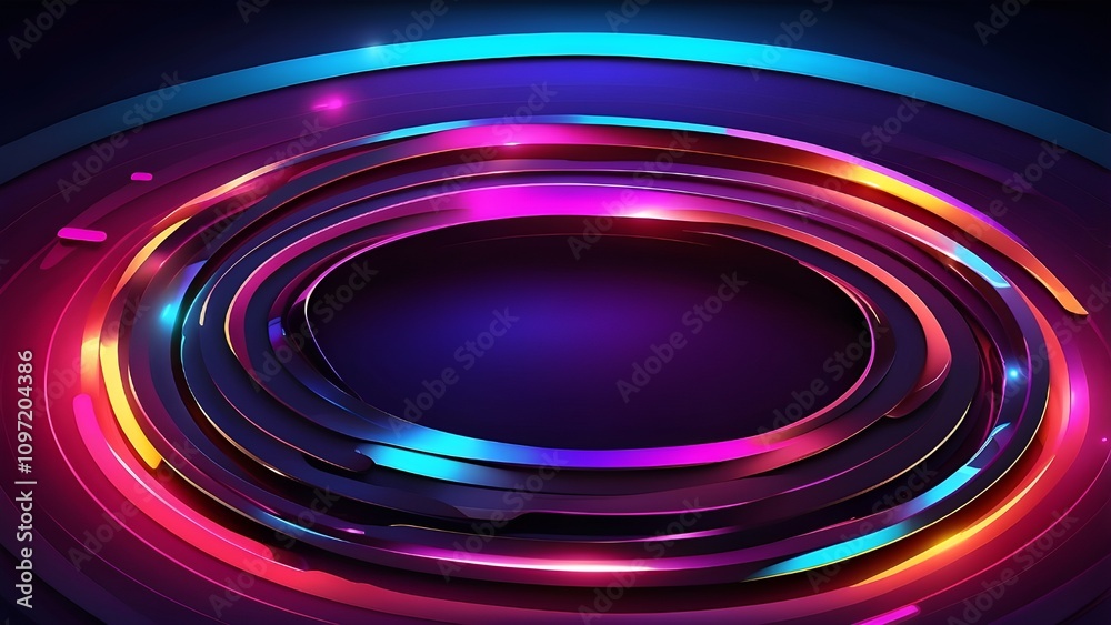 abstract background with glowing circles abstract background with glowing circles