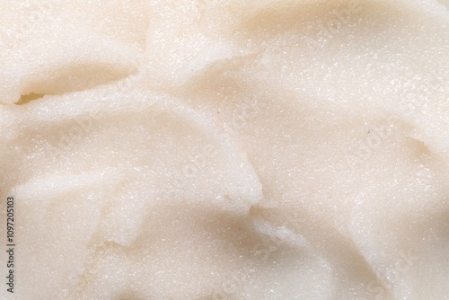 Photos Natural body scrub as background, top view