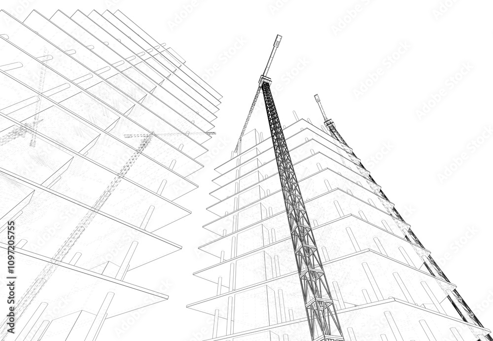 building construction site building construction site