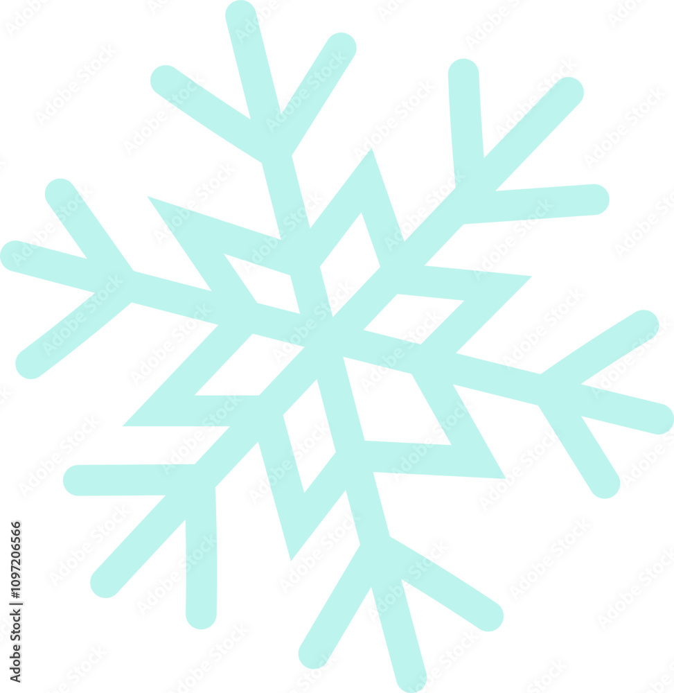 Minimalist Snowflake Graphic Design Minimalist Snowflake Graphic Design