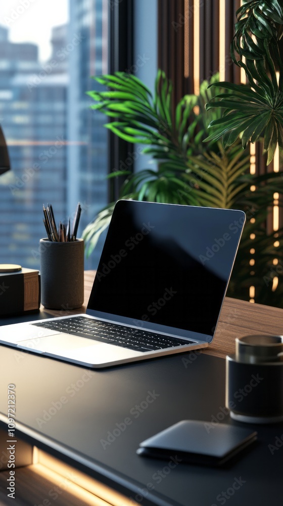 contemporary room workplace office supplies concept contemporary room workplace office supplies concept