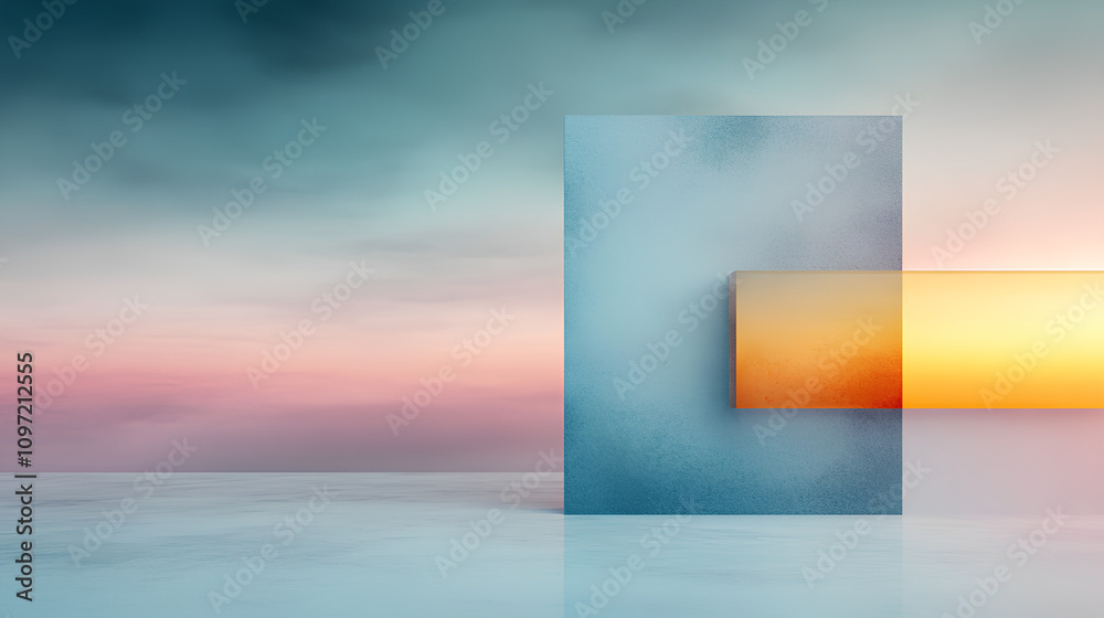 Abstract Futuristic Minimalist Glass Design Abstract Futuristic Minimalist Glass Design