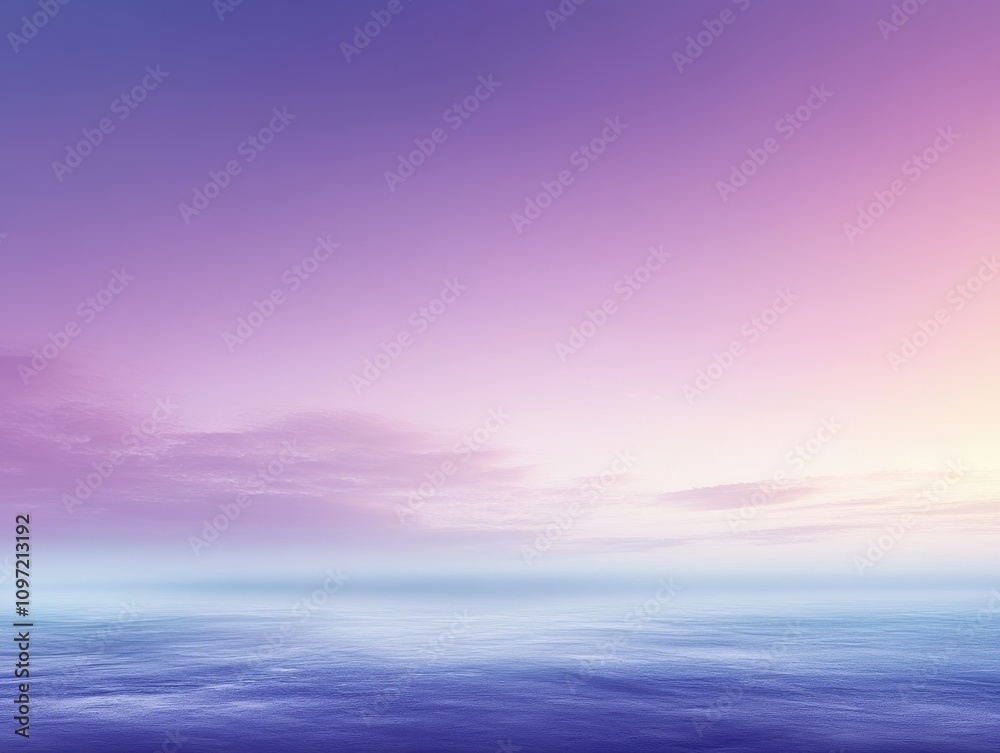 Serene ocean view at twilight with a gradient sky. Serene ocean view at twilight with a gradient sky.