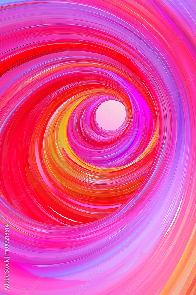 Vibrant swirl of colors abstract art digital medium creative space dynamic perspective artistic expression