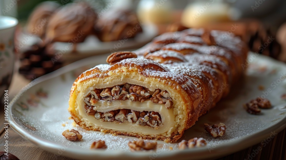 Delicious Pecan Roll Pastry Delicious Pecan Roll Pastry