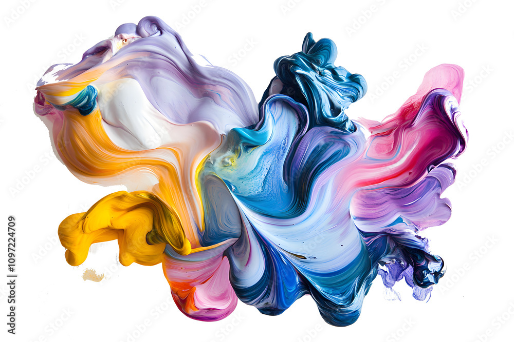 Obraz premium abstract background with splashes, PNG file