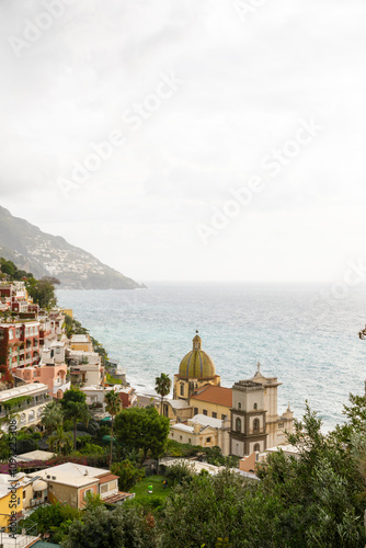 Positano, on the Gulf of Salerno in Italy.