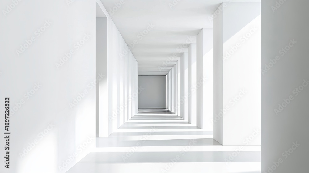 Fototapeta premium minimalist hallways background