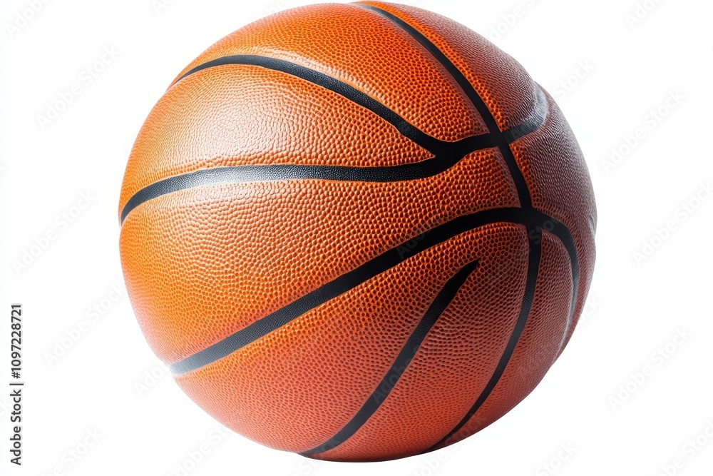 Basketball on white surface Basketball on white surface