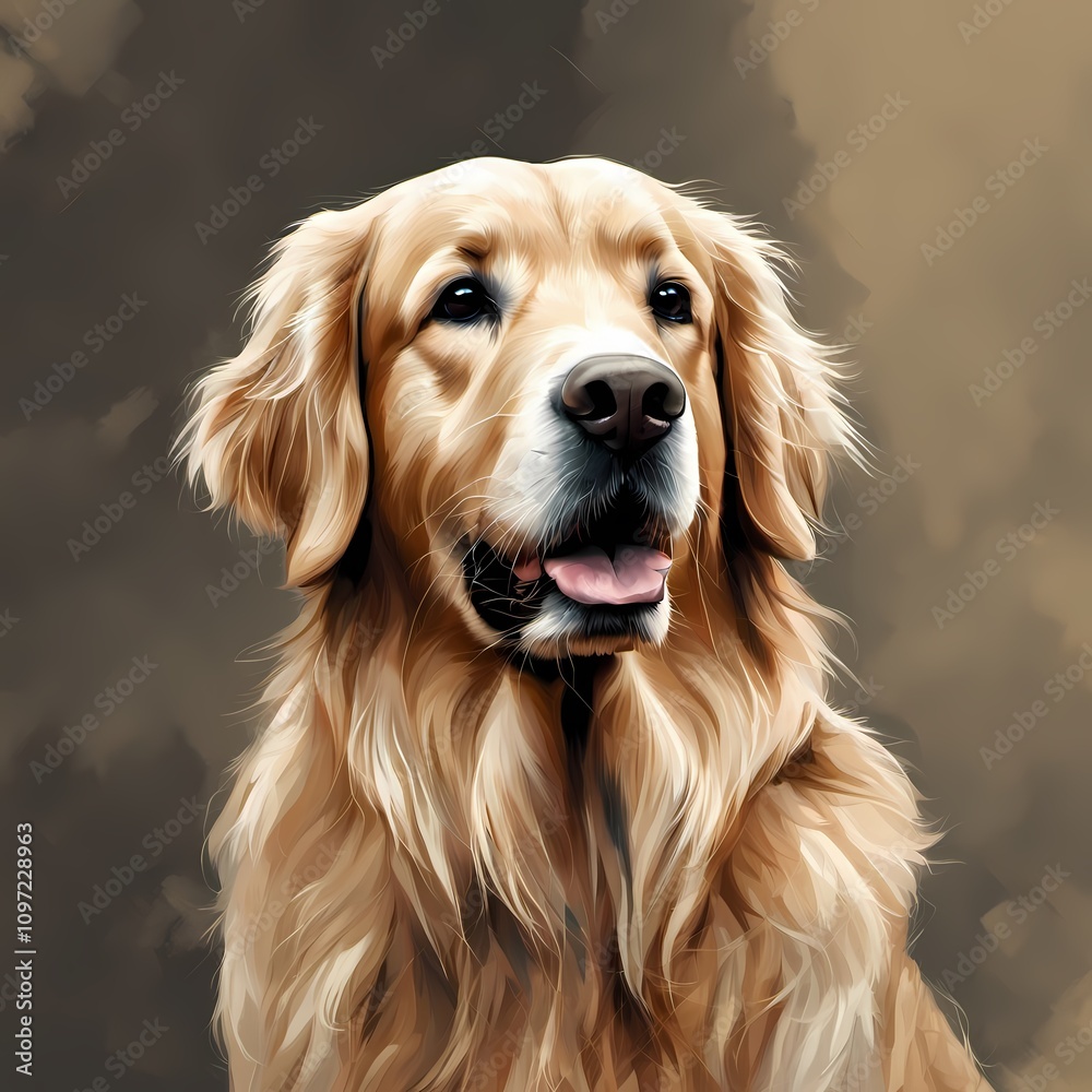 golden retriever portrait golden retriever portrait