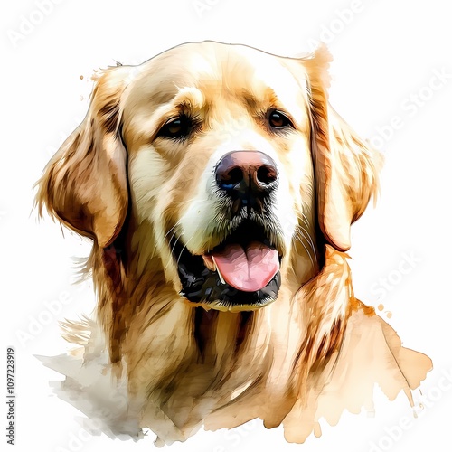 golden retriever portrait