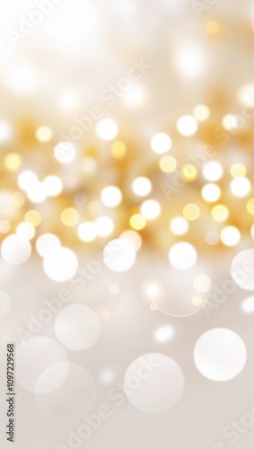 A Brilliant White Background with Shimmering Lights