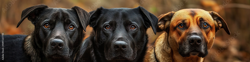 Bold Beasts: Big Dogs in Clearing Bold Beasts: Big Dogs in Clearing