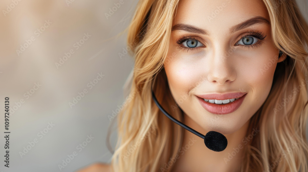 Bright and friendly customer service operator ready to assist with a smile, ensuring every call is a delightful experience. Bright and friendly customer service operator ready to assist with a smile, ensuring every call is a delightful experience.