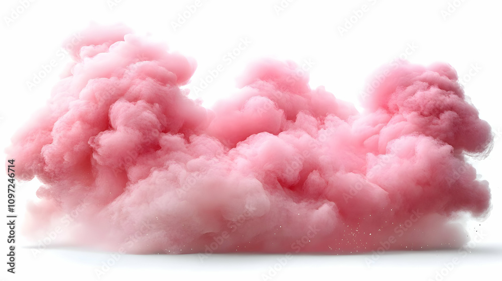 Pink Abstract Cloud Illustration Pink Abstract Cloud Illustration