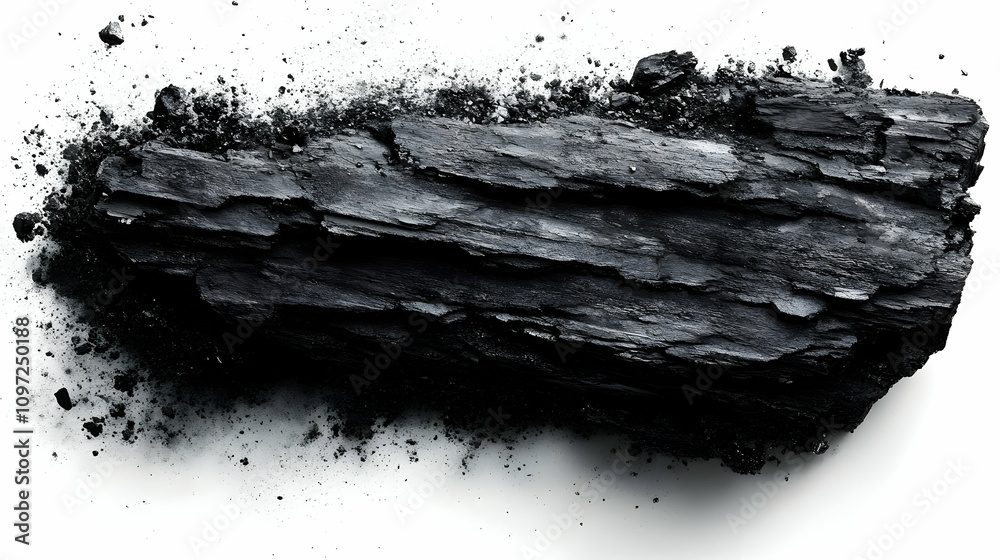 Black Coal Texture Image Black Coal Texture Image