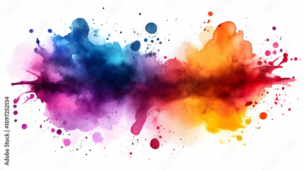 Vibrant Watercolor Abstract Background Vibrant Watercolor Abstract Background