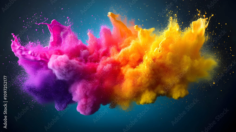 Vibrant Color Explosion Abstract Background Image Vibrant Color Explosion Abstract Background Image