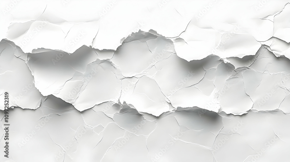 Torn White Paper Abstract Background Texture Torn White Paper Abstract Background Texture