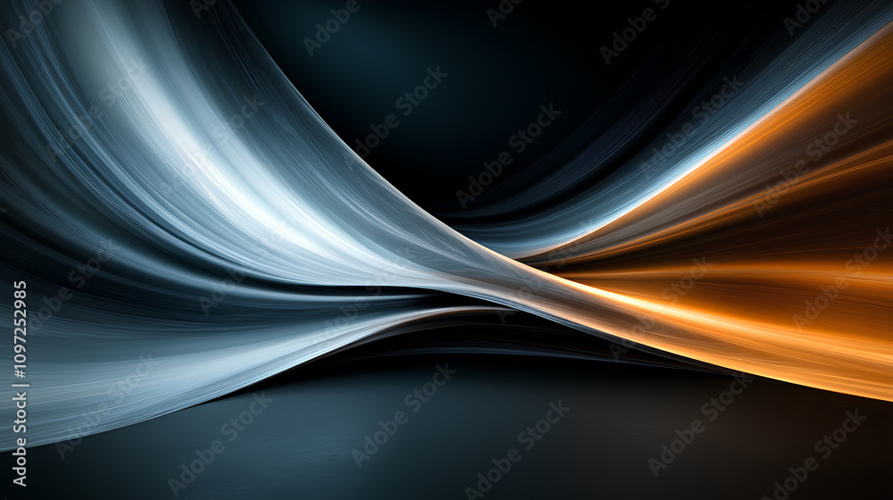 Obraz premium Futuristic Abstract Glass Structure Background Design