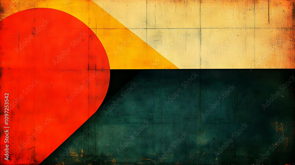 Naklejka premium Abstract Geometric Background Design