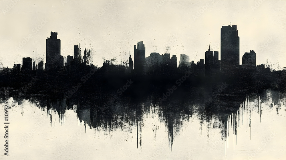 Abstract Cityscape Illustration Abstract Cityscape Illustration