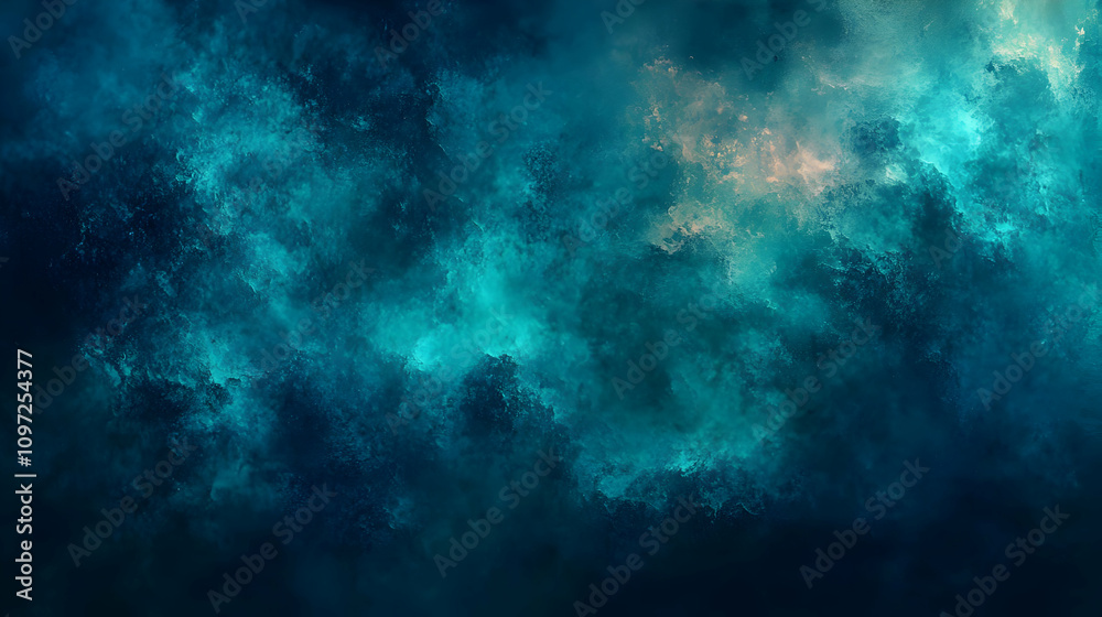 Teal Abstract Background Texture