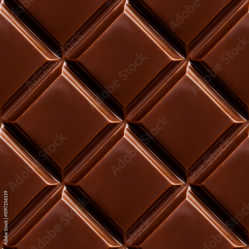 製菓用ビターチョコレートの背景用テクスチャ
