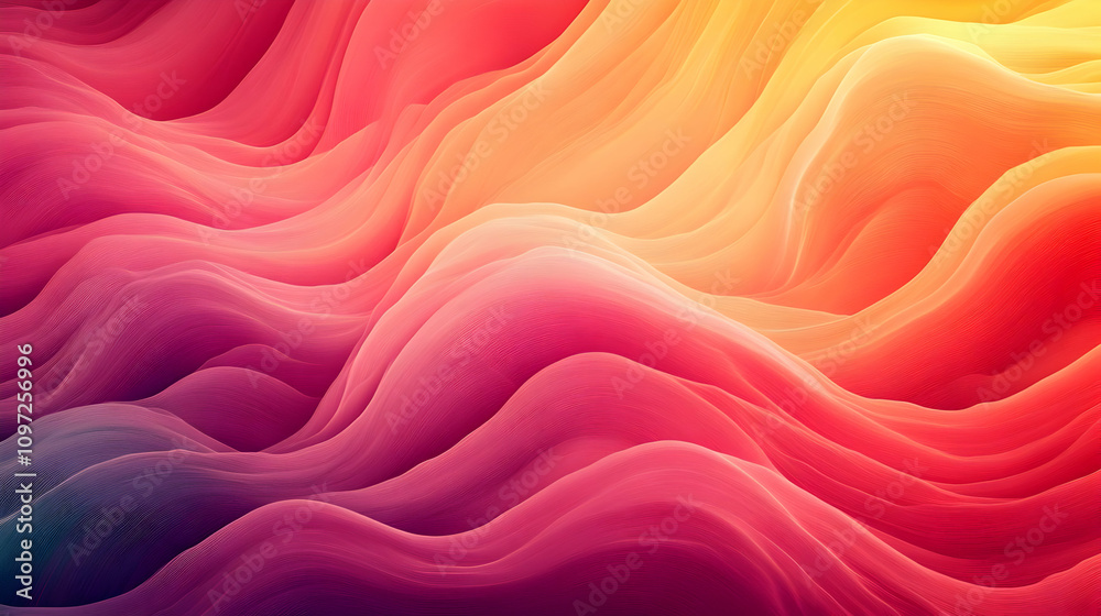 Obraz premium Abstract Wave Background Illustration