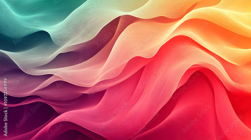 Obraz premium Abstract Wave Background Illustration