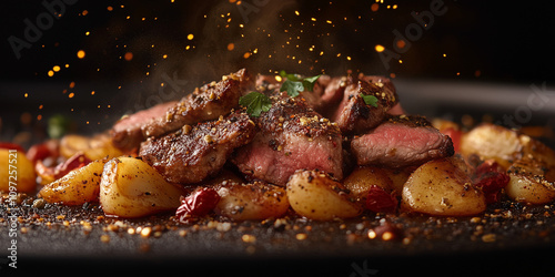 artisinal meat and vegetable dish