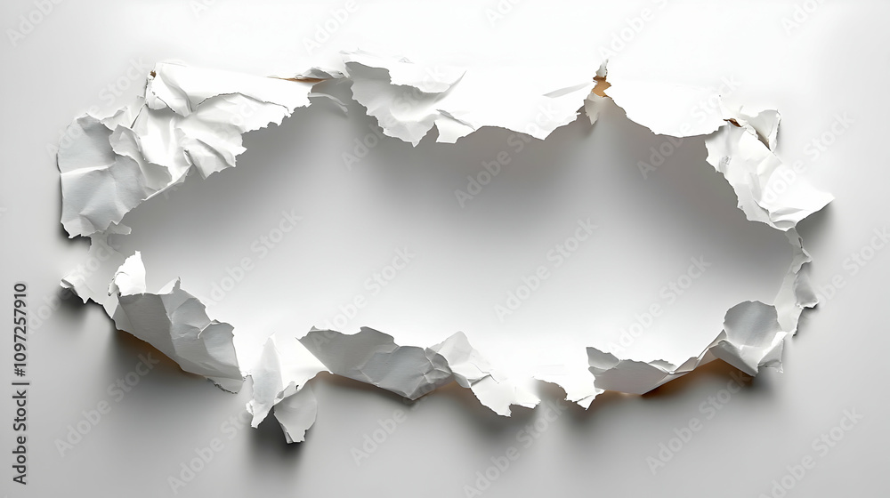 Torn Paper Abstract Background Illustration Torn Paper Abstract Background Illustration