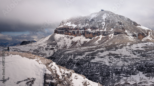 snow covered mountain