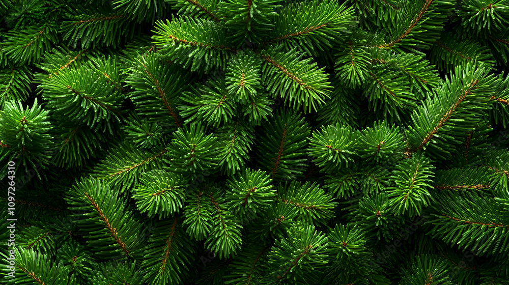 Lush Evergreen Fir Branches Background Image Lush Evergreen Fir Branches Background Image