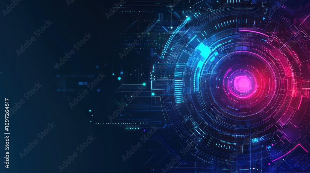 Abstract Digital Technology Futuristic Interface Design Abstract Digital Technology Futuristic Interface Design
