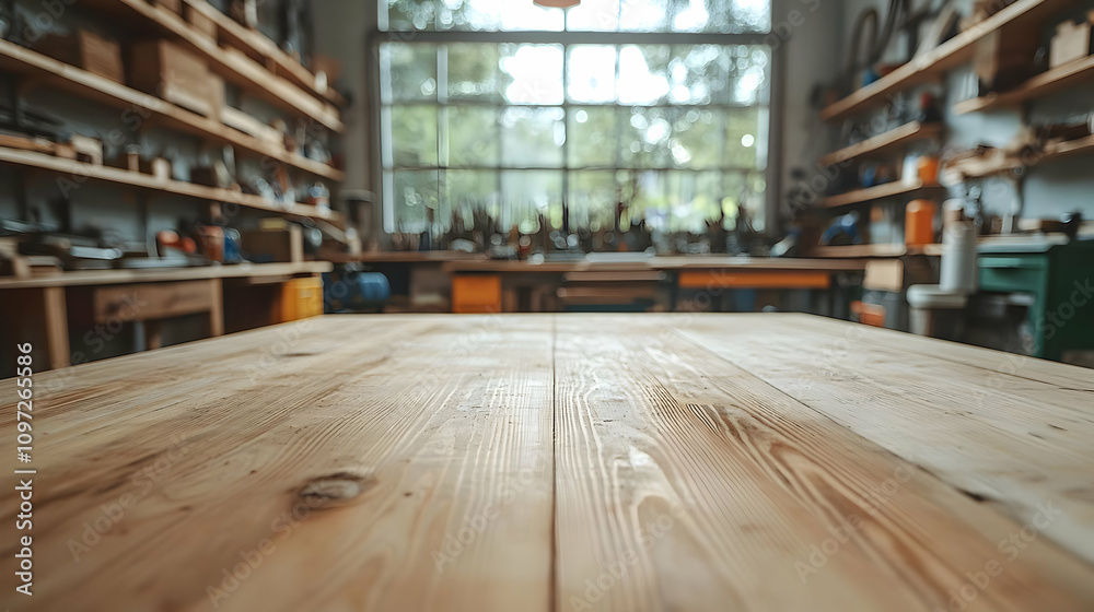 Rustic Wooden Tabletop Workshop Background Image Rustic Wooden Tabletop Workshop Background Image