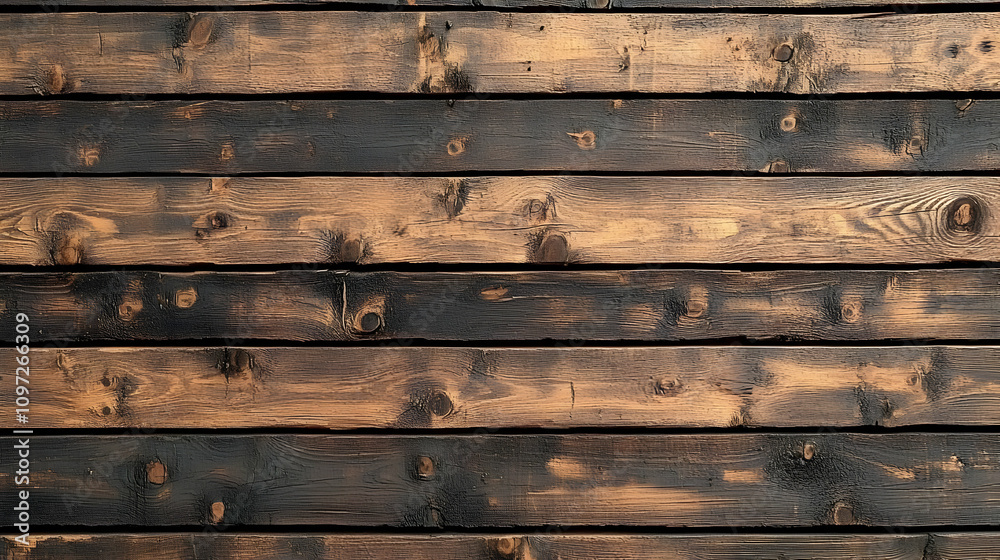 Obraz premium Brown Wooden Plank Background
