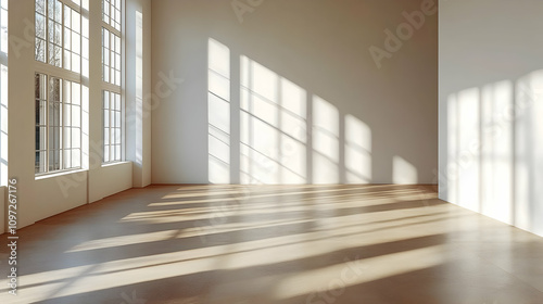 Sunlit Room 3D Render Light Interior Design