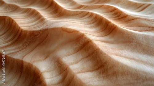 Wavy Wood Texture 3D Illustration