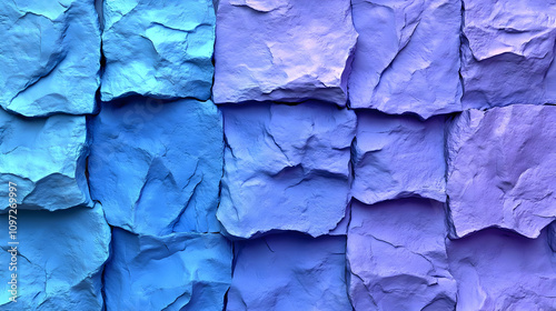 Wallpaper Mural Blue and Purple Stone Wall Texture Background Illustration Torontodigital.ca