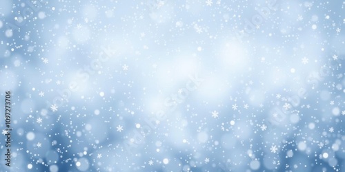 Realistic snowflakes falling from top to bottom creating a calm snowy scene, suitable for digital composition, natural, background