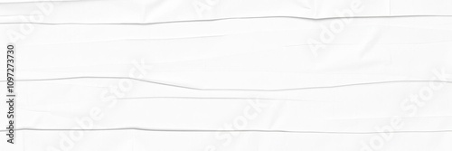 Raster seamless horizontal lines on folded paper texture resembling a crumpled sheet of notebook paper, texture, horizontal