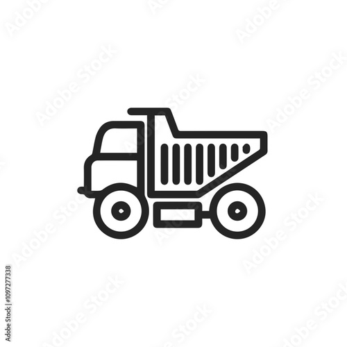 Truck icon symbol vector illustration 