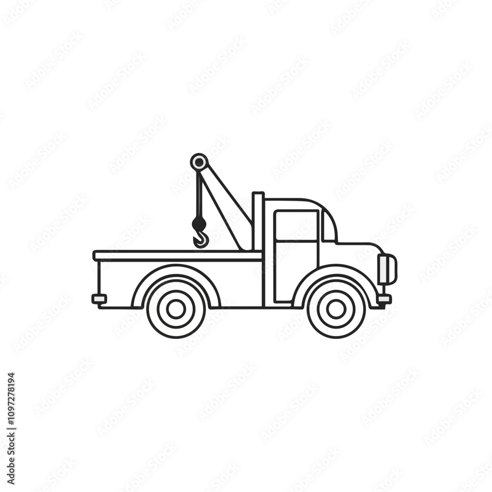 Naklejka premium Truck icon symbol vector illustration 
