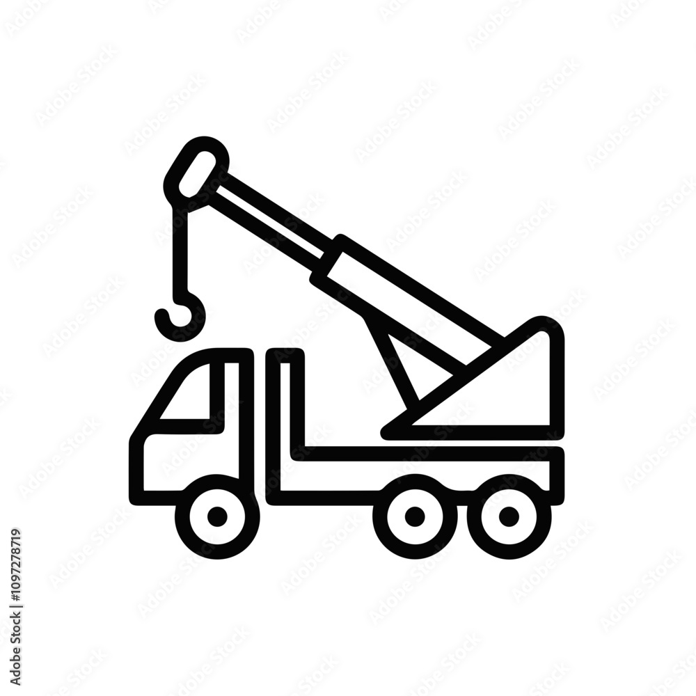 Naklejka premium Truck icon symbol vector illustration