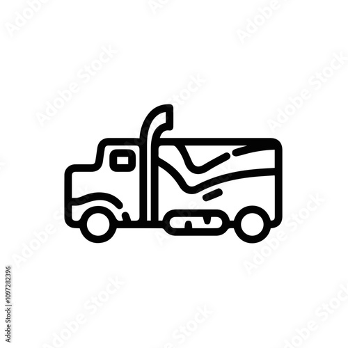 Wallpaper Mural Truck icon symbol vector illustration Torontodigital.ca