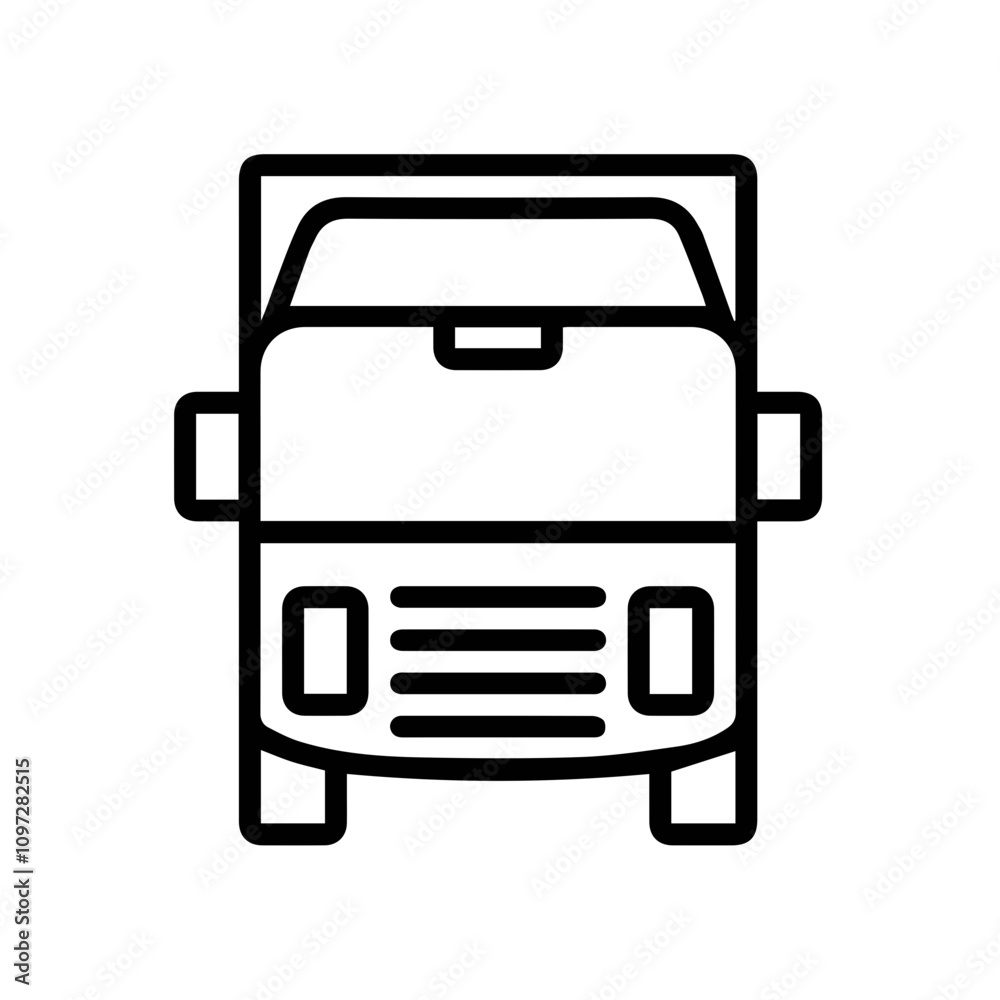 Truck icon symbol vector illustration Truck icon symbol vector illustration