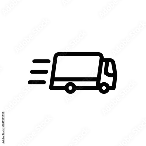 Truck icon symbol vector illustration